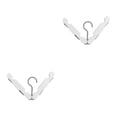 thumbnail image 3 of Advancent Percha plegable para ropa, soporte para tendedero, organizador de guardarropa, azul oscuro Blanco 2piezas Advancent CBP273411, 3 of 6