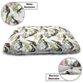 thumbnail image 3 of Exotic Pet Bed, Watercolor Style Tropical Branches Design with Toucan Birds on a Plain Background, Resistant Pad for Dogs and Cats Cushion with Removable Cover, 24" x 39", Multicolor, by Ambesonne, 3 of 4