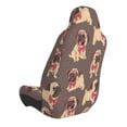 thumbnail image 2 of Wukai Cut Pug Full Set Car Seat Covers with Soft Padding Universal Auto Front Seats Protector and Cushion Mat, 2 of 5