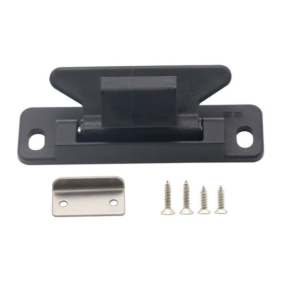 funtasica Closet Door RV Cabinet Latch Nylon Metal Universal Cabinet Door Drawer Latch for RV Boat Closet Doors Black