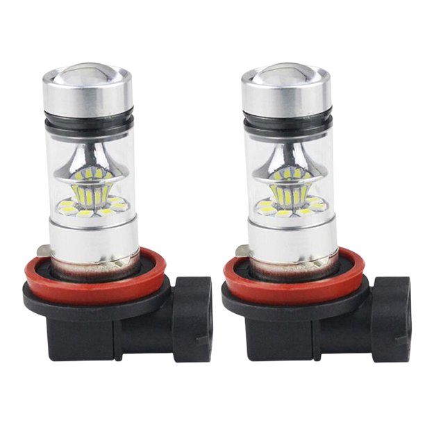 Bombilla De Faro Led 2 bombillas antiniebla H4 H7 H11 para coche, 100 W, 6500 K, 2000 lm, 12 V (H8/H9/H11). Likrtyny Accesorios para autos y motos