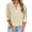 Beige, variant on Women 2026 Button Down Cotton Linen Shirts Gauze Shirt Blouses Dressy Casual Collar Tops Trendy