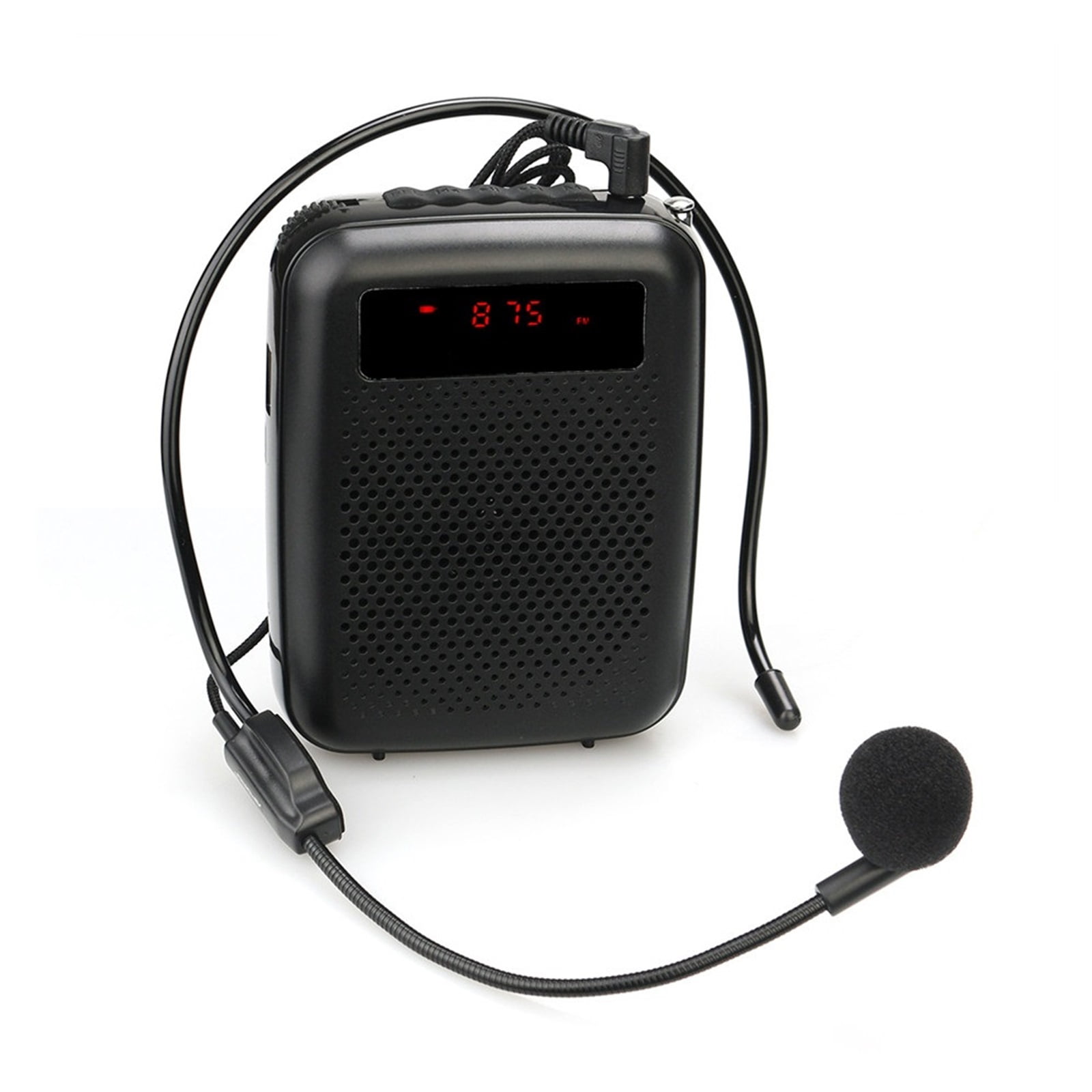 Megaphone Portable Voice Amplifier Microphone Speaker 12W FM Recording Mp3 Player FM Radio Tour Guide Teaching ,Powerful&Original Sound