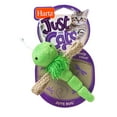 thumbnail image 3 of Just for Cats Jute Bugs Plush Cat Toy with Jute Wings & Bell, Multicolor (3 Pack), 3 of 3