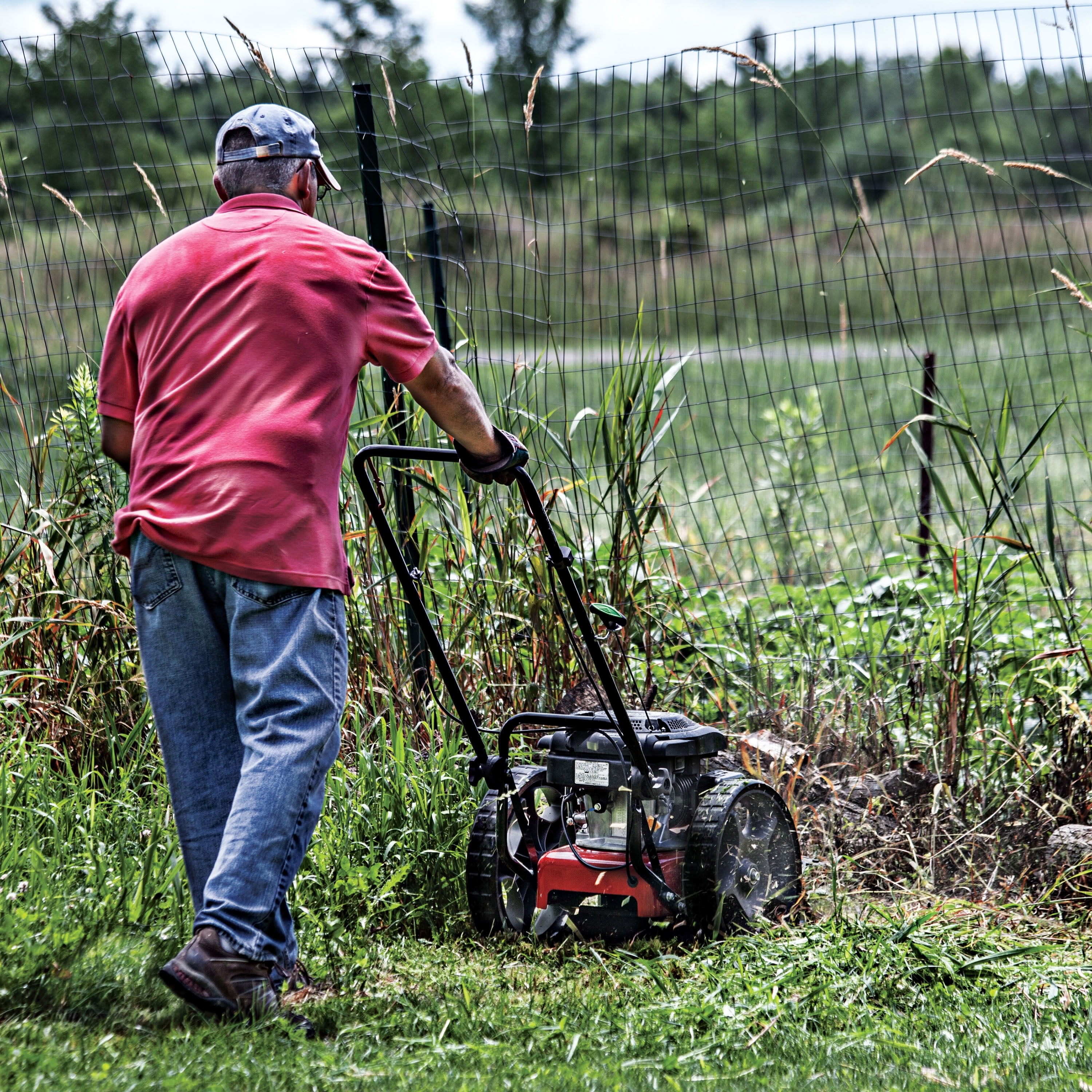 Earthquake Walk Behind String Mower With 160cc Viper Engine , 40314 - 2