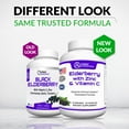 thumbnail image 6 of Sambucus Black Elderberry with Zinc and Vitamin C for Adults, Immune Support with Echinacea, Turmeric, Garlic, Vitamin E, B6, Probiotics and L-Glutamine, 6 of 6