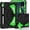Black+Green, variant on REQO For iPad A19 12th/A16 11th（2026/2025）Case Rugged Tablet Case with Adjustable Kickstand, Shockproof Hard PC+Silicon Cover, Pencil Slot ,Child-Friendly Design for Learning & Adult Work Use