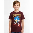 thumbnail image 5 of Sonic The Hedgehog Shirt Boy's Video Game Character Short Sleeve Tee, 5 of 5