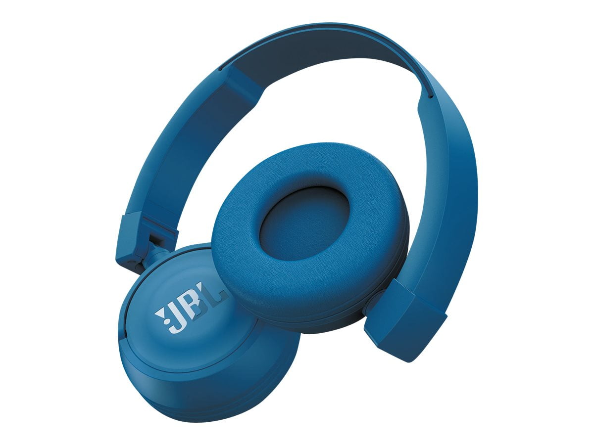 sarkom Bounce Brutal JBL T450BT - Headphones with mic - on-ear - Bluetooth - wireless - blue -  Walmart.com