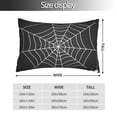 thumbnail image 2 of Kdxio Cotton Pillow Cases 20"x30" Pillowcases,Soft and Breathable Bedroom Pillow Cases-A Web With A Spider-No Pillow Core, 2 of 5
