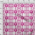 thumbnail image 2 of oneOone Cotton Silk Fabric Paisley|Stripe & Circle Ikat Print Fabric By The Yard 42 Inch Wide, 2 of 4