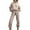 J03#Beige, variant on zfwon Tracksuit Womens Full Set 2 Piece Sweatsuit Outfit Womens Long Sleeve Hoodie & Jogger Sweatpant with Pocket Casual Co Ord Sets Winter Lounge Wear Sets for Gym Sports Travel