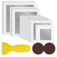 thumbnail image 1 of For 18pcs 2468 Inch Aluminum Fiber Mesh Spackle Wall Reapair Patch, 1 of 3