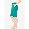 thumbnail image 3 of Woman Within Plus Size 7-Day Knit Bermuda Shorts, 3 of 3