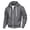 A05-Dark Gray, variant on Zysthvn Plus Size Mens Hoodies Fall Casual Full Zip Workout Mens Sweatshirt Hoodie Long Sleeve Drawstring Solid Basic