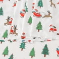 thumbnail image 4 of Great Bay Home Turkish Cotton Printed Flannel Sheet Set  (Twin XL, Print - Santa), 4 of 5