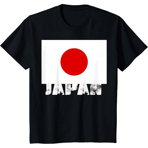 Playful Comfort Tee - Japan Flag Japanese T-shirt Kids Boys Girls Youth Child T-Shirt