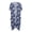 Blue Palm Tree, variant on Xoenoiee Blue Palm Tree Print Women Swimsuit Cover Up Half Sleeve Boho Bathing Suit Coverups Skin Friendly Kimonos Cardigans for Swimwear