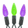 thumbnail image 3 of Novelty Lights Purple/Lime Green True Twinkle (100% Twinkle) C6 LED Christmas String Lights 70 Strawberry Bulbs (Black Wire, 24 Feet), 3 of 4