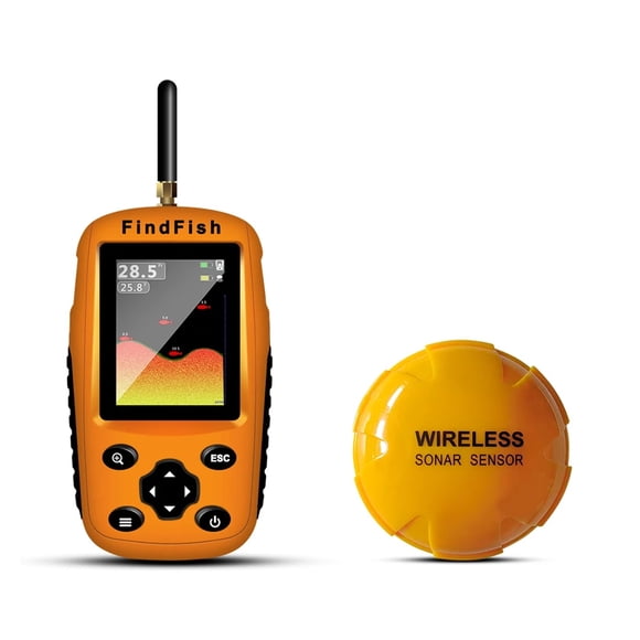 Fish Finder Sonar Fish Finders Fishing Echo 36M Sounder Fishing Detector Portable Fish Finder ,Easy to Use