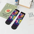 thumbnail image 7 of Naloa Neon Pop Art Pitbull Ankle Socks for Women Non Slip Socks No Show Socks Classic Low Cut Casual Socks Casual Socks, 7 of 7