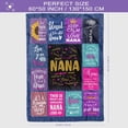 thumbnail image 5 of XZYG Nana Gifts Blanket Best Nana Ever Birthday from Grandkids Soft & Cozy Gigi & Grandma Presents Gifts for Nana Blanket(30*40inch), 5 of 9