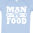thumbnail image 4 of Inktastic Man vs Food Boys or Girls Baby Bodysuit, 4 of 5