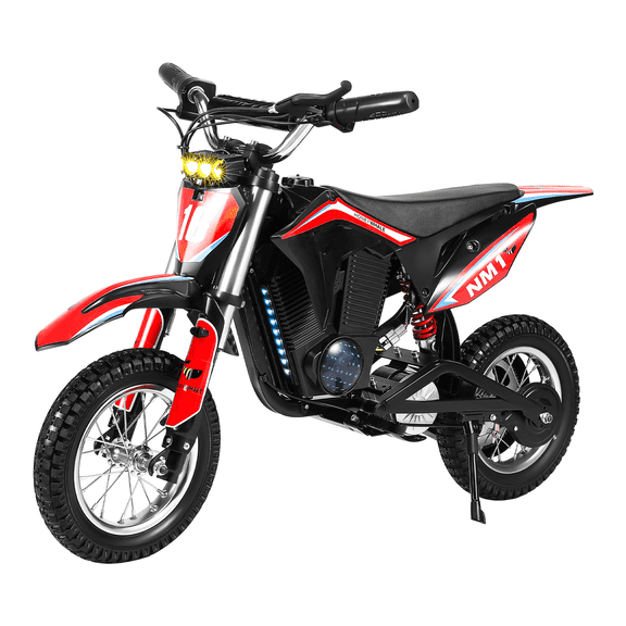 MiniMoto Electrica Infantil Honey Whale Nm1 Negro-Rojo