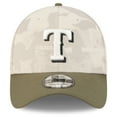 thumbnail image 2 of Men's New Era Light Beige/Olive Texas Rangers 2025 Armed Forces Day 39THIRTY Flex Hat, 2 of 5