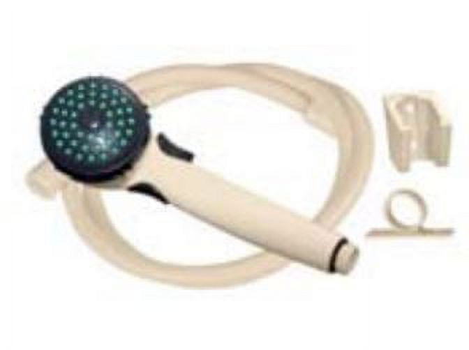 Valterra PF276043 Single-Function Handheld Shower Kit with 60" Vinyl Hose and Trickle Shut-Off - Biscuit