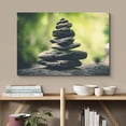 thumbnail image 2 of Aaroca Canvas Print Wall Art Relaxing Zen Meditation Green Jungle Forest Rocks Nature Wilderness Photography Realism Rustic Landscape Colorful Multicolor for Living Room, Bedroom, Office, 2 of 3