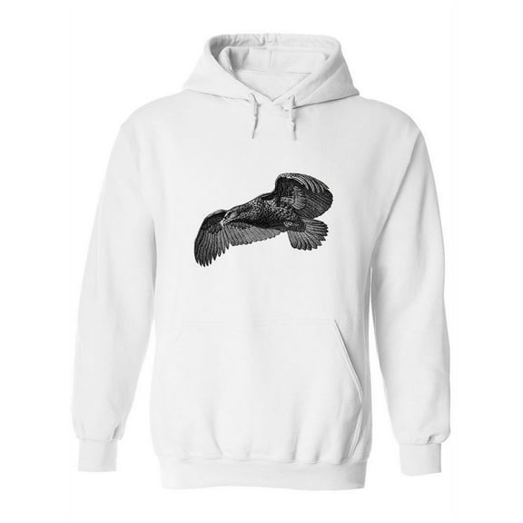 Sea Eagle Drawing Hoodie Women -Image by Shutterstock, Female Small