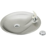 Elkay Drkr14rc 14-3/8" Diameter Countertop Mount Single Level Fountain - Stainless Steel