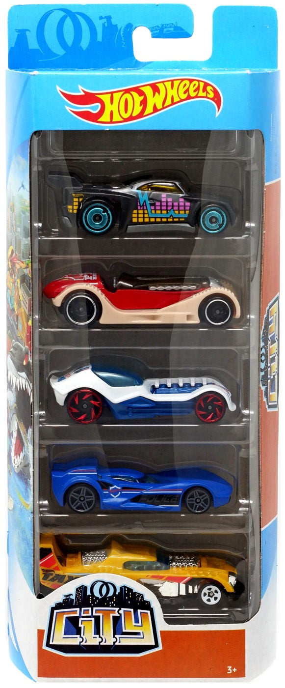 Hot Wheels City Diecast Car 5Pack