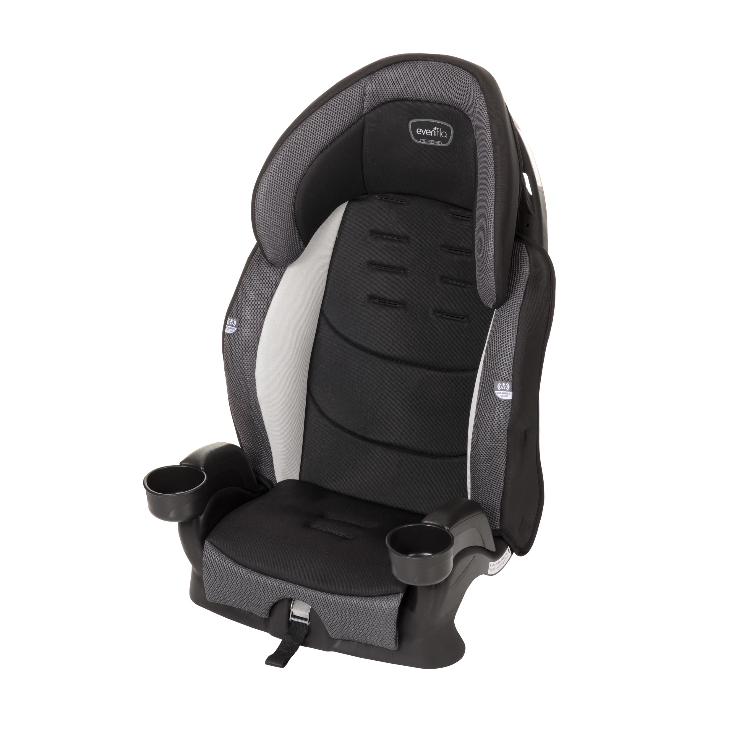 Evenflo Chase Plus 2 in 1 LATCH Harness Car Seat Forward High Back Booster Toddler Huron Black Walmart