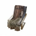 thumbnail image 4 of Barn Wood Wagon Wheel Soft Flannel Fleece Blanket, Rural Old Horse Stable Barn Interior Hay and Wood Planks Image Print, Cozy Plush for Indoor and Outdoor Use, 60" x 80", Brown Dust, by Ambesonne, 4 of 6