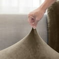 thumbnail image 2 of Housse de Canapé en Velours Renard Argenté Housse de Coussin Housse de Canapé Tout Inclus Extensible Canapé Simple Double Combinaison, 2 of 8