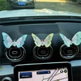 thumbnail image 2 of Holloyiver Butterfly Air Vent Clips, Butterfly Pandent Car Air Fresheners Vent Clips, Car Diffuser Vent Clip, Cute Car Interior Decor Accessories for Women, 2 of 4