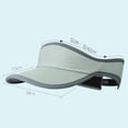 thumbnail image 2 of Lightweight Breathable Sun Hat for Outdoor Sports Tennis Running Summer Activities UPF 50+ Quick-Dry Performance Visor, 2 of 4