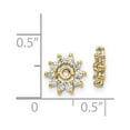 thumbnail image 2 of Auriga Fine Jewelry 14K Yellow Gold Diamond Earring Jacket for Women, 2 of 2