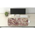 thumbnail image 2 of Antique Computer Mouse Pad, Grungy Effect Cherry Blossoms on Ribbed Bamboo Retro Background Floral Art Work, Rectangle Non-Slip Rubber Mousepad Large, 31" x 12" Gaming Size, Pink Beige, by Ambesonne, 2 of 2