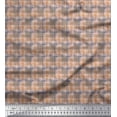 thumbnail image 1 of Soimoi Polyester Crepe Fabric Musical Sound Wave Lines Shirting Print Fabric by The Yard 42 Inch Wide, 1 of 1
