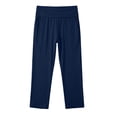 thumbnail image 5 of CUZIBR Yoga Pants For Women With Pocket High Waist Slim Fit Legging Stretch Workout Trendy Pants For Women Casual Gym Everyday Activewear Comfort Club Bottoms,Navy,XXL, 5 of 5