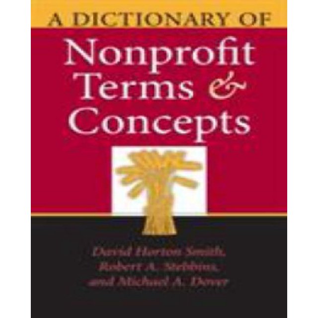 Un Dictionnaire de Termes et Concepts à But Non Lucratif