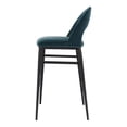 thumbnail image 3 of MOE'S Home ROGER BARSTOOL TEAL VELVET, 3 of 5