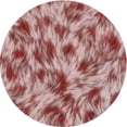 thumbnail image 1 of Ahgly Company Machine Washable Indoor Round Transitional Brown Red Area Rugs, 8' Round, 1 of 7
