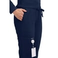 thumbnail image 3 of Cherokee Workwear Revolution Women's Scrubs Pant Mid Rise Tapered Leg Drawstring WW105, 3 of 9