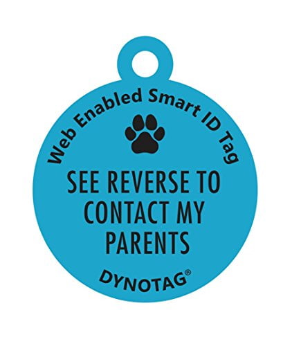 Dynotag Web Enabled Super Pet ID Smart Tag Deluxe Coated Steel Red:Oh Crap, I'm Lost with DynoIQ & Lifetime Recovery Service Fun Series 