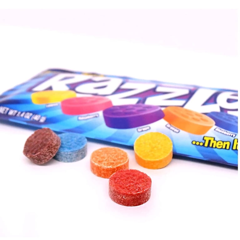 RAZZLES Gum Candy - Original, Sour, Tropical - 1.40 Ounce Pouches