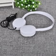 thumbnail image 5 of Injueey Auriculares para juegos Auriculares estéreo de 3,5 mm con cable + micrófono para PC Computadora Gamer Teléfono y Comunicación Blanco, 5 of 5